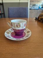 Antiek kop en schotel, Antiek en Kunst, Antiek | Servies los, Ophalen of Verzenden