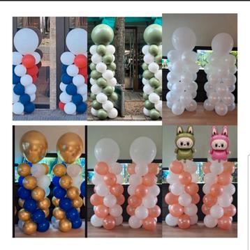 Te huur! 2 ballonnenpilaren voor €50 naar keuze beschikbaar voor biedingen