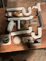 Restanten afvoer wasbak/ douche/putje/etc., Afvoer, Pvc, Zo goed als nieuw, Minder dan 2 meter