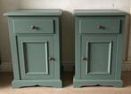 2 grenen nachtkastjes, Huis en Inrichting, Slaapkamer | Nachtkastjes, Ophalen, Gebruikt, Minder dan 45 cm, 70 cm of meer