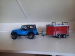Bruder auto en trailer, Ophalen of Verzenden, Zo goed als nieuw