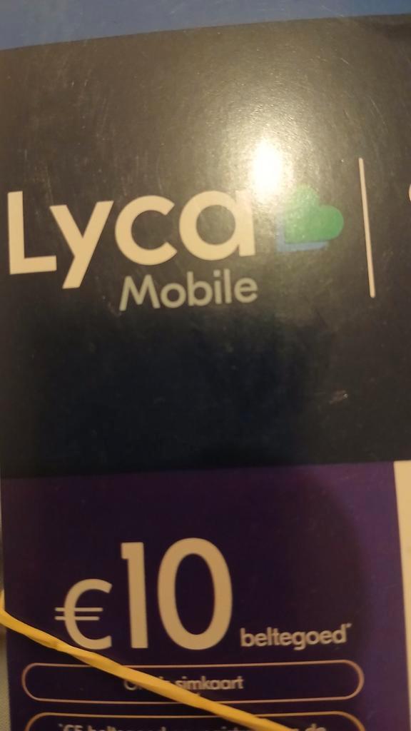 Lyca mobile 0687775550, Telecommunicatie, Prepaidkaarten en Simkaarten, Nieuw, Simkaart, Overige providers, Verzenden