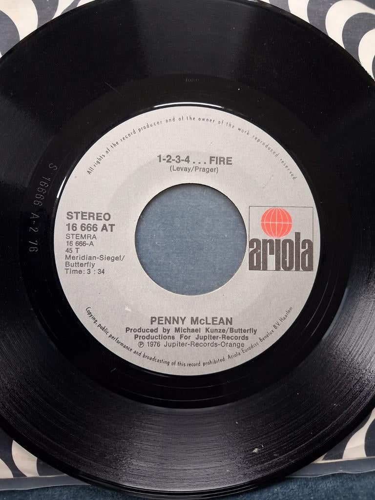 Penny  mc lane 1234 on fire, Cd's en Dvd's, Vinyl Singles, Ophalen of Verzenden, Gebruikt, Pop