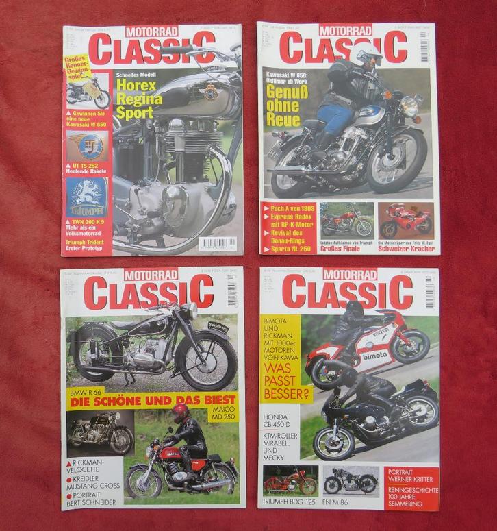Motorrad Classic 1999, Boeken, Motoren, Gelezen, Algemeen, Ophalen of Verzenden