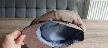 Stetson lederen flat cap genuine leather platte pet cap beschikbaar voor biedingen