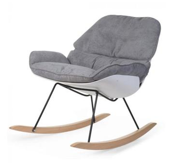 Childhome / Childwood schommelstoel grijs wit hout  beschikbaar voor biedingen