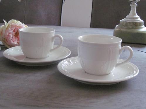 2 Villeroy & Boch Cortina Kop en Schotels, Huis en Inrichting, Keuken | Servies, Zo goed als nieuw, Kop(pen) en/of Schotel(s)