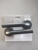 deurkruk set zwart, Doe-het-zelf en Verbouw, Hang- en Sluitwerk, Ophalen, Nieuw, Rvs, Klink of Kruk