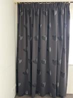 Verduisterende overgordijnen taupe grijs/zwart, Huis en Inrichting, Stoffering | Gordijnen en Lamellen, Ophalen, 100 tot 150 cm