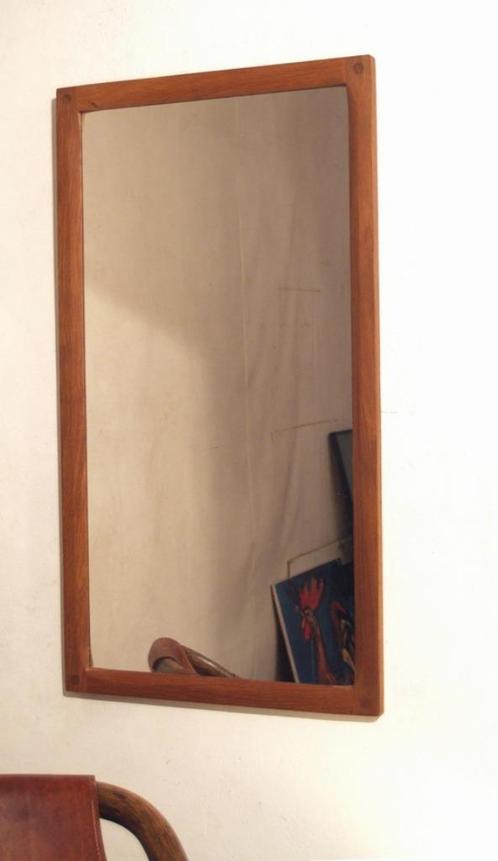 Aksel Kjersgaard Odder Deense eiken vintage design spiegel, Huis en Inrichting, Woonaccessoires | Spiegels, Gebruikt, Minder dan 50 cm