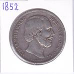 Rijksdaalder 1852 Willem 3 voor 49 euro, Koning Willem III, Zilver, Ophalen of Verzenden, Losse munt