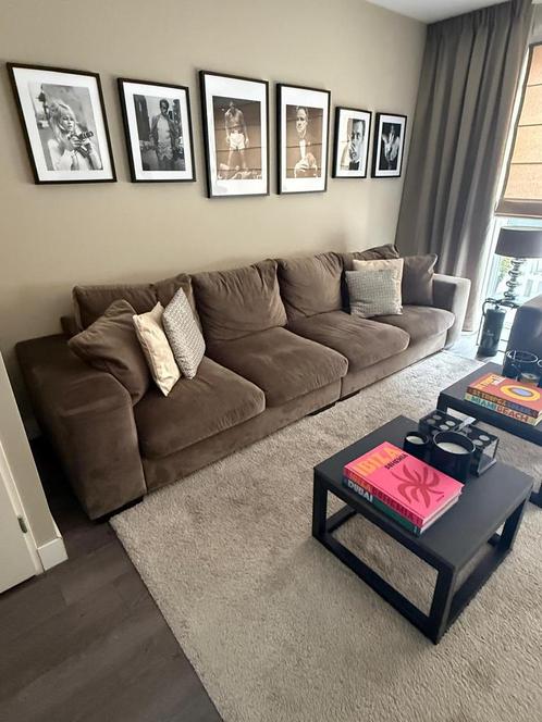 Bankstel en stoel van aardeco, Huis en Inrichting, Banken | Bankstellen, 75 tot 100 cm, Ophalen