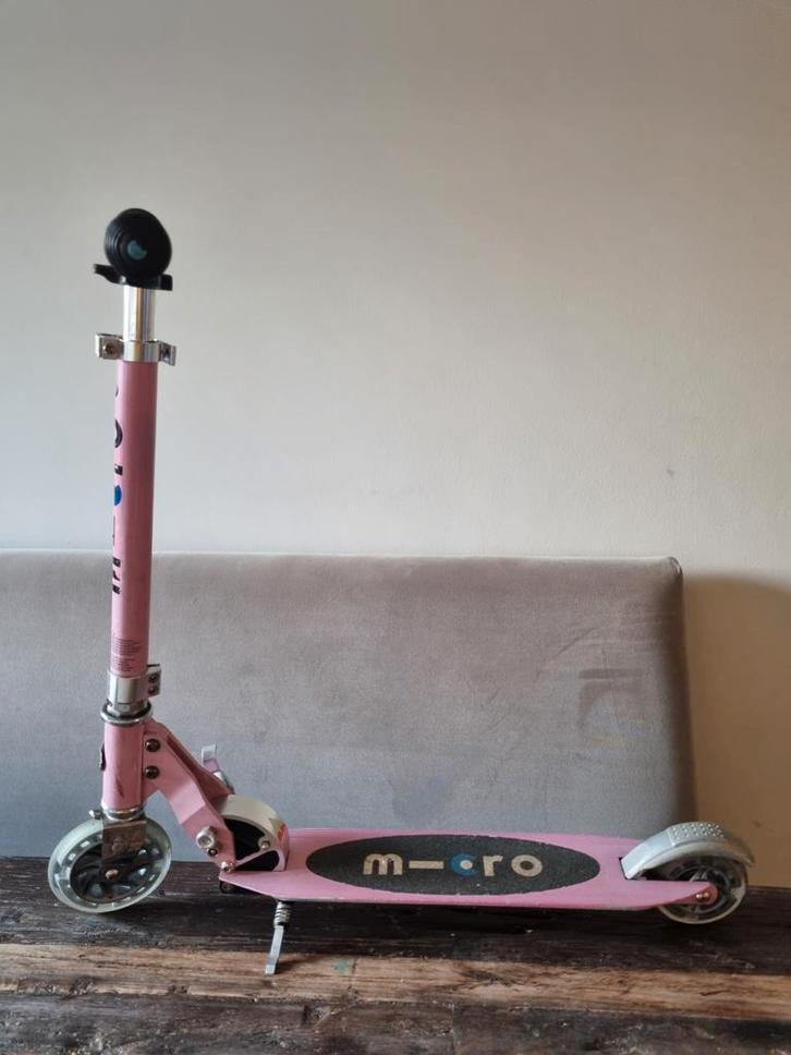 Micro Step met LED Wielen, Fietsen en Brommers, Steps, Gebruikt, Gewone step, Ophalen