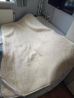 Alpa Schapenwollen onderdeken 120x200, Eenpersoons, Wit, Ophalen of Verzenden, Zo goed als nieuw