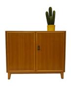 Vintage Kastje Compact Dressoir Jaren 60 Fineer, Vintage, 50 tot 100 cm, 25 tot 50 cm, Overige houtsoorten