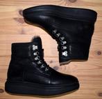 Shabbies - leren wol gevoerde boots black - maat 37, Nieuw, Overige typen, Shabbies Amsterdam, Zwart