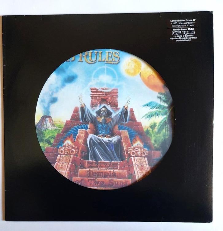 Mob Rules – Temple Of Two Suns (2000)(POSTER), Cd's en Dvd's, Vinyl | Hardrock en Metal, Zo goed als nieuw, Ophalen of Verzenden