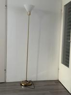 Mooie Staande Lamp - Goudkleurig, Huis en Inrichting, Lampen | Vloerlampen, Ophalen, Gebruikt, Metaal, 150 tot 200 cm