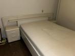 Bed 140x200 Twijfelaar., Huis en Inrichting, Slaapkamer | Bedden, Ophalen, Wit, Tweepersoons, Zo goed als nieuw