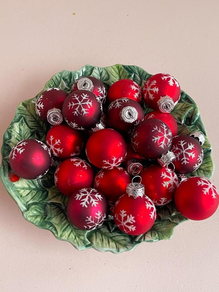 Mini rode kerstballen, Diversen, Kerst, Ophalen of Verzenden