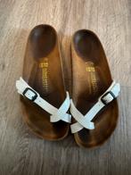 Birkenstock Piazza, maat 37, smal model, Slippers, Wit, Ophalen of Verzenden, Zo goed als nieuw