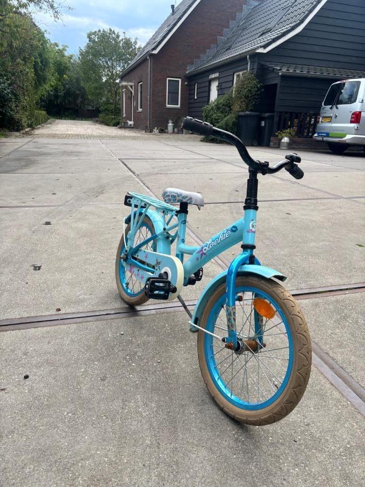 2x loeki fiets 16 inch jongen/meisje tweeling, Fietsen en Brommers, Fietsen | Kinderfietsjes, Gebruikt, 16 tot 20 inch, Ophalen
