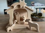 Kerststal massief hout, Diversen, Kerst, Ophalen, Zo goed als nieuw