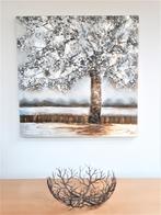 Modern kunstschilderij  ,, Boom in het wit ,,, Ophalen