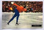 Kaart Kees Verkerk / Brio schaatshelden, Ophalen of Verzenden, Zo goed als nieuw, Overige sporten, Poster, Plaatje of Sticker