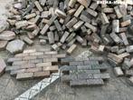 1.250m2 bruin zwart natuursteen betonklinkers dikformaat