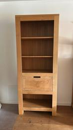 Eiken boekenkast, Huis en Inrichting, Kasten | Boekenkasten, Gebruikt, 200 cm of meer, Eikenhout, Met klep(pen)