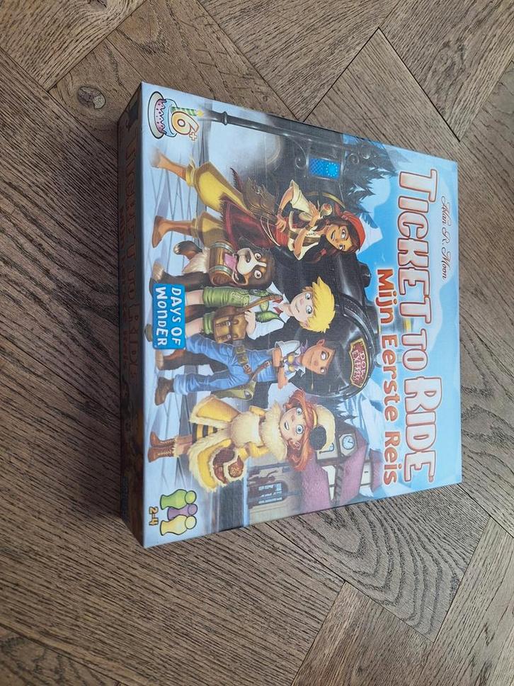 Ticket to Ride: Mijn Eerste Reis - Bordspel, Hobby en Vrije tijd, Gezelschapsspellen | Bordspellen, Zo goed als nieuw, Een of twee spelers