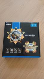 MSI H81M-34 Moederbord, Computers en Software, Moederborden, Gebruikt, DDR3, Ophalen of Verzenden, Micro-ATX