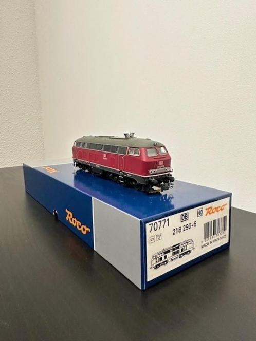 Roco 70771 Diesellocomotief 218 290-5, DB AG, Hobby en Vrije tijd, Modeltreinen | H0, Nieuw, Locomotief, Gelijkstroom, Roco, Analoog