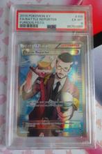 Pokemon Battle Reporter Holo Full Art XY Furious Fists PSA 6, Ophalen of Verzenden, Nieuw, Losse kaart, Foil