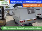 KIP KOMPAKT 37 HEFDAK + ENKELE BEDDEN + VOORTENT, Caravans en Kamperen, Caravans, Kip, Tot en met 2, Hefdak, Bedrijf