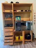 Lundia boekenkast met bureaublad, Huis en Inrichting, Kasten | Boekenkasten, Ophalen, Gebruikt, 200 cm of meer, 150 tot 200 cm