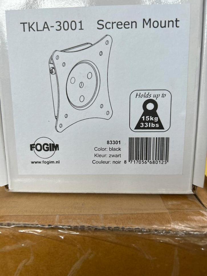 Fogim Filex TKLA-3001 TV Beugel - Nieuw, Audio, Tv en Foto, Televisiebeugels, Nieuw, Ophalen of Verzenden