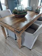 Stoer en sober eetafel, Zo goed als nieuw, 150 tot 200 cm, Rechthoekig, 50 tot 100 cm