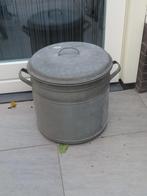 GROTE ZINKEN KETEL (VINTAGE / DECORATIE) MAAT 42, Ophalen