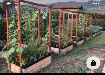 Moestuin bakken, palletranden. beschikbaar voor biedingen