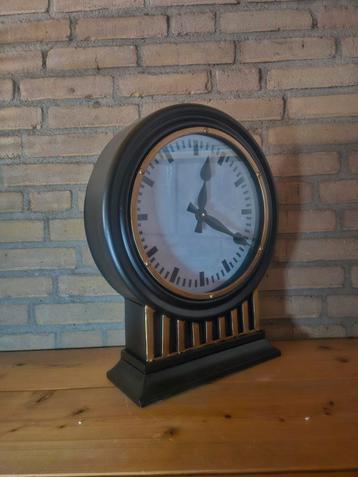 Clayre & Eef Tafelklok - Zwart/Goud - Nieuw in doos! beschikbaar voor biedingen