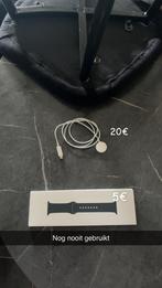 Apple watch band + APPLE WATCH OPLADER, Telecommunicatie, Ophalen of Verzenden, Nieuw, Zwart, 128 GB