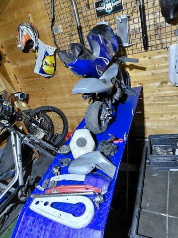 Mini Bike Project - Onderdelen, Blok uitelkaar beschikbaar voor biedingen