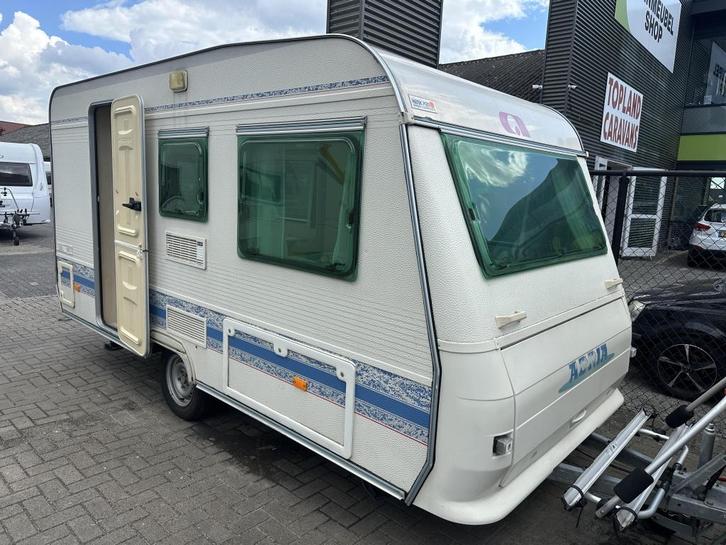 ADRIA UNICA A 390 DS VOORTENT - DWARSBED, Caravans en Kamperen, Caravans, Bedrijf, tot en met 4, 500 - 750 kg, Standaardzit, Adria