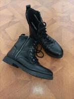 Sacha leren bikerboots zwart maat 41, Kleding | Dames, Lage of Enkellaarzen, Gedragen, Sacha, Ophalen of Verzenden