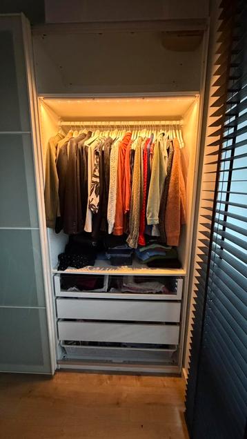 IKEA Pax Kast met glazen Schuifdeuren 236x200cm - afbeelding 13