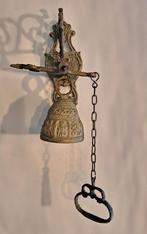Antiek bronzen kloosterbel - trekbel, Antiek en Kunst, Antiek | Koper en Brons, Ophalen of Verzenden, Brons