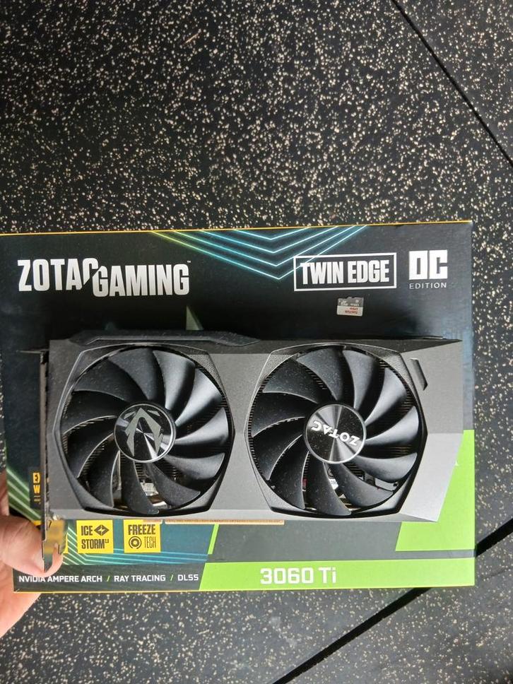 Zotac RTX 3060 Ti - Krachtige Grafische Kaart, Computers en Software, Videokaarten, Zo goed als nieuw, Nvidia, PCI-Express 4.0