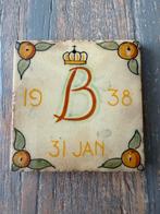 Geboorte tegel Beatrix, Verzamelen, Koninklijk Huis en Royalty, Ophalen of Verzenden, Zo goed als nieuw, Nederland, Overige typen